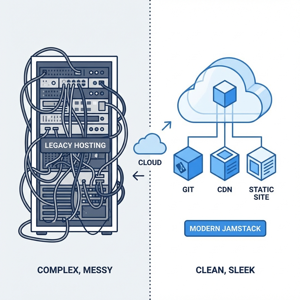 De WordPress y VPS a Sitio Estático: Mantenimiento Cero y Paz Mental