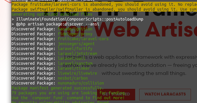 Cómo actualizar la versión de Laravel